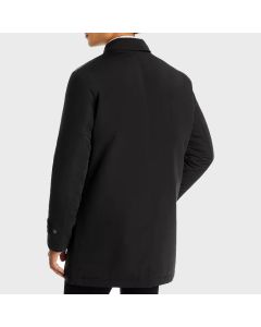 BLACK LONG COAT CLASSIC LOOK FOR MEN
